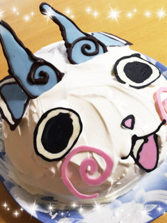 誕生日にコマさんケーキ★-レシピのメイン写真