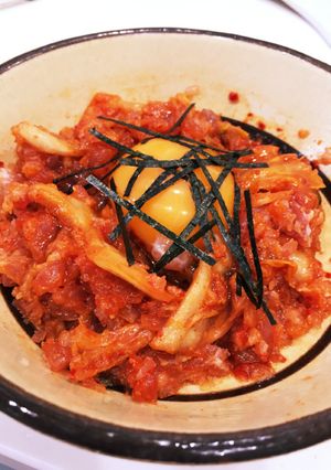 居酒屋風まぐろキムチ-レシピのメイン写真