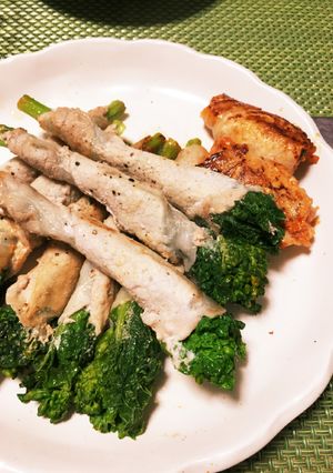 簡単☆菜の花の豚肉巻き、お弁当も◎-レシピのメイン写真