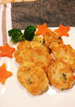 1歳6ヶ月〜♡簡単チキンナゲット野菜入り-レシピのメイン写真