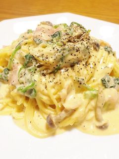 全卵と牛乳で作る☆簡単お手軽カルボナーラ-レシピのメイン写真