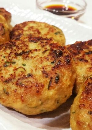 豚肉スタミナハンバーグ♪-レシピのメイン写真