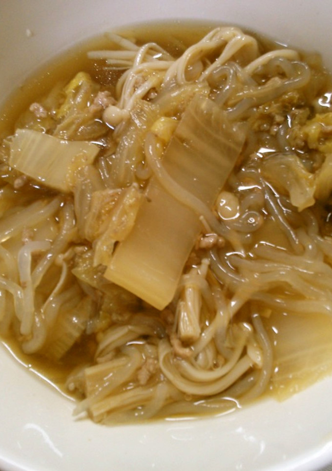 簡単！ 白菜 白滝 挽き肉の ～和風煮～-レシピのメイン写真