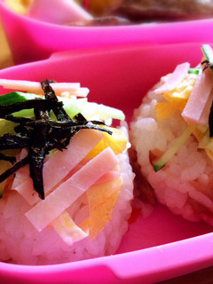 切り干し大根をリメイク!手鞠寿司-レシピのメイン写真