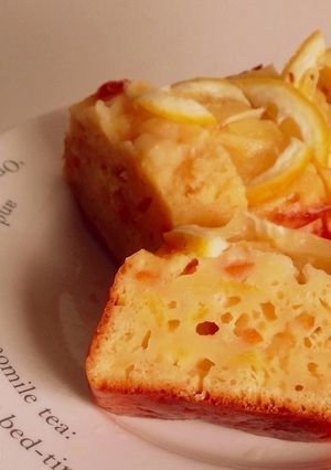 甘酸っぱい♪ヘルシー蜂蜜レモンケーキ-レシピのメイン写真