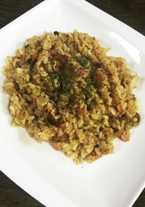 フライパンで簡単！カレーピラフ-レシピのメイン写真