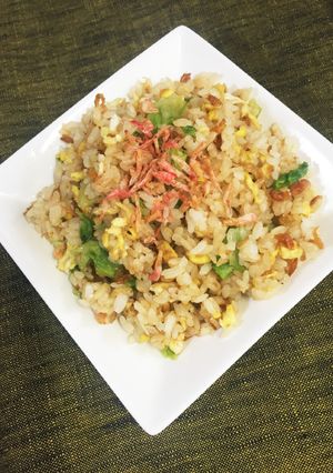 ランチ！干しエビとレタスのパラパラ炒飯-レシピのメイン写真