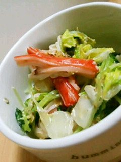白菜の和風コールスローサラダ-レシピのメイン写真