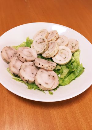 簡単！胸肉で柔らか鶏ハム おつまみにも-レシピのメイン写真