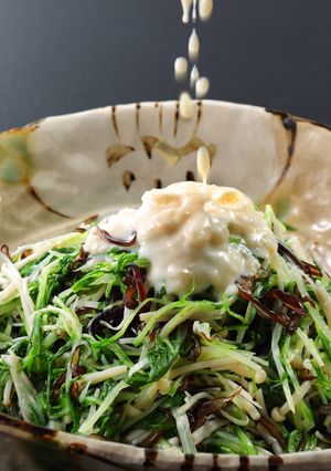 水菜と裏白キクラゲの塩麹ナムル-レシピのメイン写真