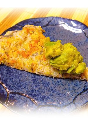 大和芋と金ごまのおやき～山葵アボカド添え-レシピのメイン写真