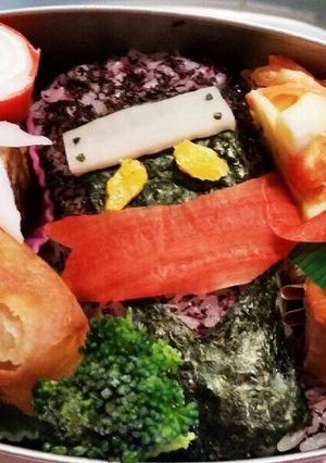 妖怪ウォッチ カゲロー キャラ弁-レシピのメイン写真