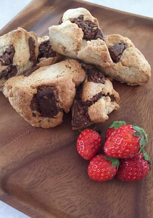 5分でお手軽！簡単チョコスコーン-レシピのメイン写真