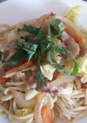 ランチにおうちで塩やきそば-レシピのメイン写真