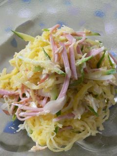 そうめんかぼちゃのサラダ-レシピのメイン写真