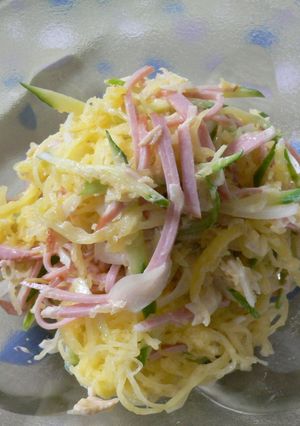 そうめんかぼちゃのサラダ-レシピのメイン写真