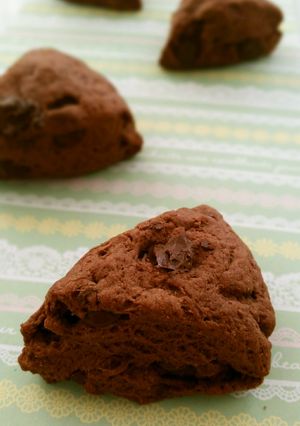 ほんのりコーヒー&チョコスコーン♪-レシピのメイン写真