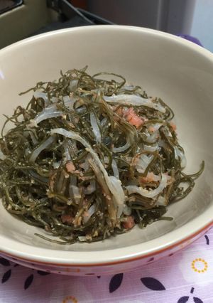きざみ昆布としらたきの明太和え-レシピのメイン写真