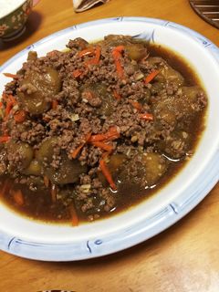 大好き!なすミンチ炒め-レシピのメイン写真