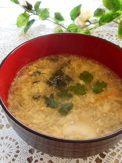 麻の実フレークのすまし汁-レシピのメイン写真