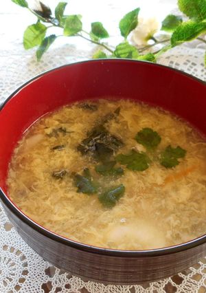 麻の実フレークのすまし汁-レシピのメイン写真