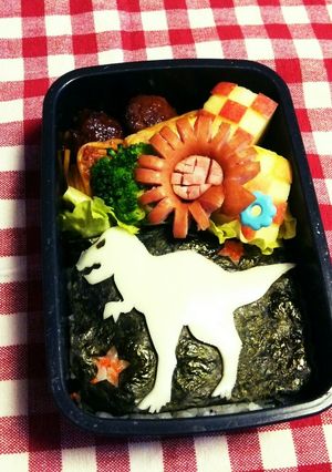 恐竜のり弁☆ティラノサウルス-レシピのメイン写真