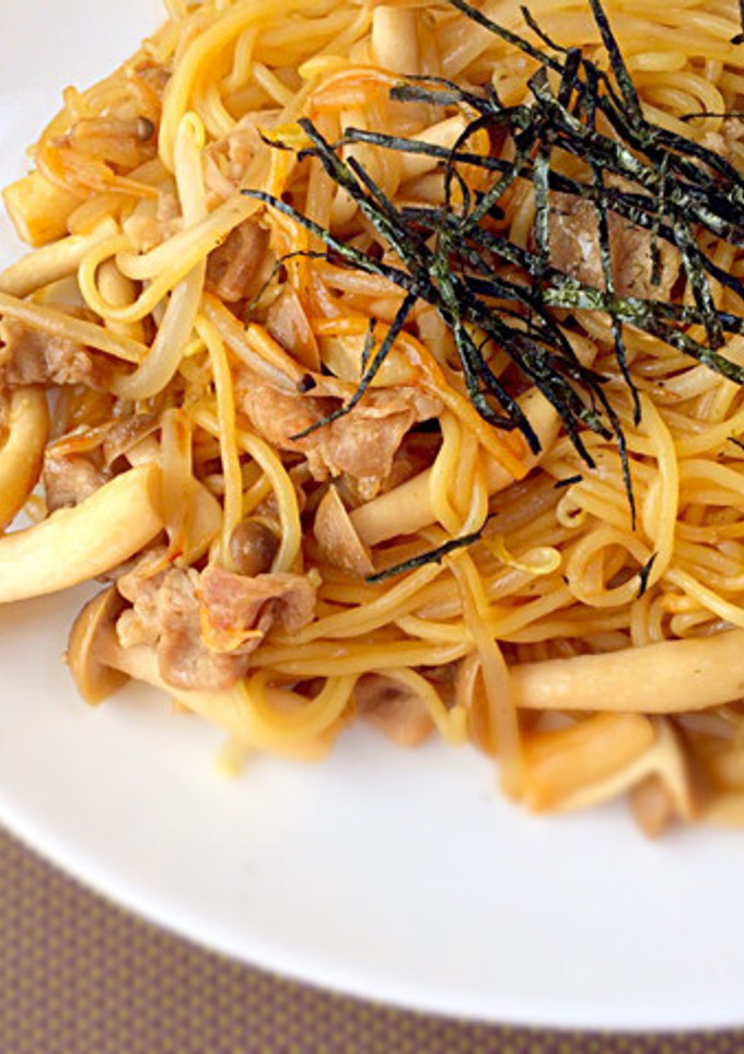 鉄板焼き屋のガーリックしょうゆ焼きそば-レシピのメイン写真
