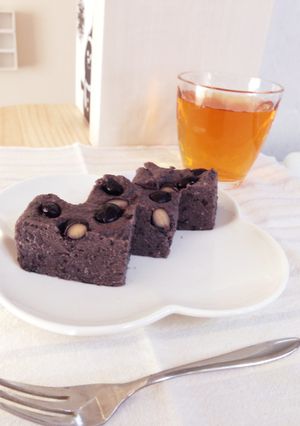 糖質制限な和菓子☆黒豆ようかん！-レシピのメイン写真