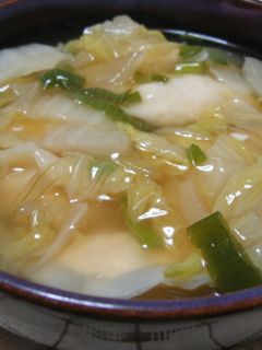 豆腐餃子の野菜あんかけスープ-レシピのメイン写真