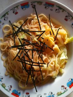 たらこやきそばでたらこパスタ風-レシピのメイン写真