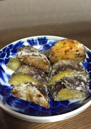 さつまいものカリカリココナッツオイル揚げ-レシピのメイン写真