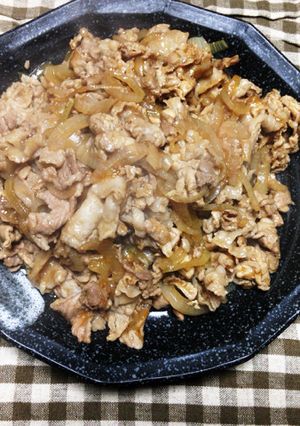 5分で完成♡我が家のﾄﾛ～ﾘ生姜焼き-レシピのメイン写真