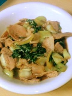 豚肉とチンゲン菜のしょうが炒め-レシピのメイン写真