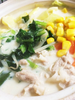 とんこつ鍋-レシピのメイン写真