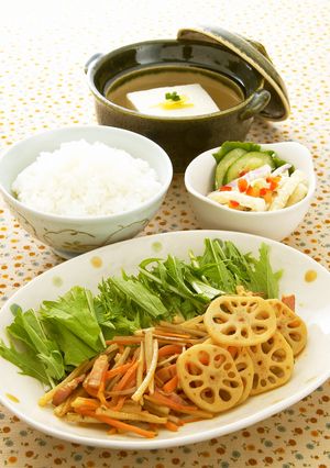 食物繊維たっぷり♪根菜のピリ辛中華炒め-レシピのメイン写真