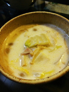 白菜と大豆のクリームスープ-レシピのメイン写真