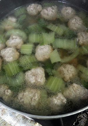 春雨と肉団子の中華スープ-レシピのメイン写真