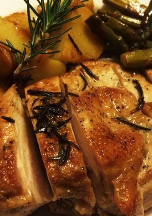 鶏胸肉のローズマリーソテー-レシピのメイン写真