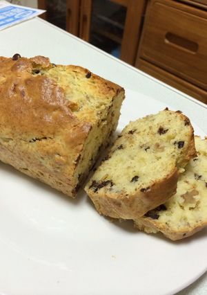 ノンバターバナナチョコパウンドケーキ-レシピのメイン写真