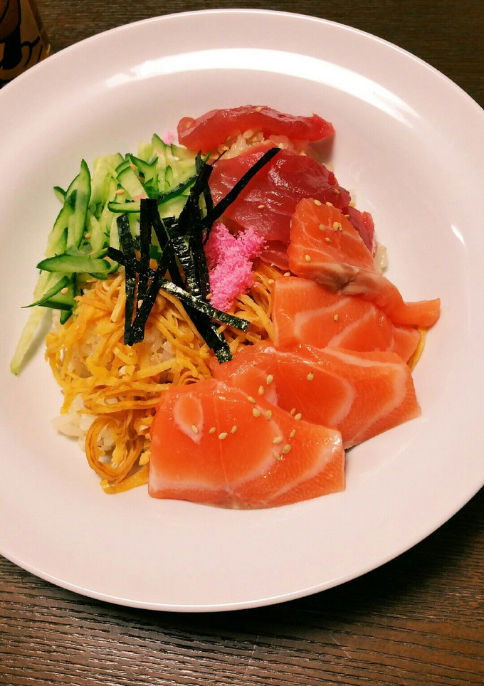 簡単おいなりさんとかんぴょうのちらし寿司-レシピのメイン写真