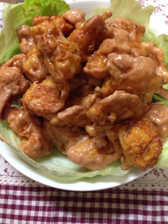 鶏胸肉のオーロラソース和え-レシピのメイン写真