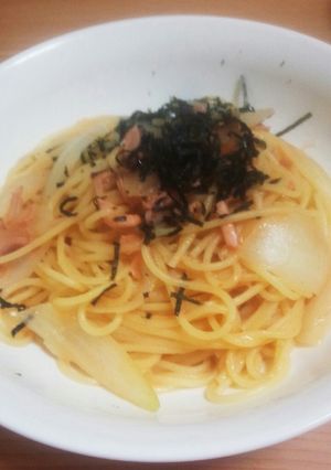 10分で出来る！イカ明太バター風パスタ-レシピのメイン写真
