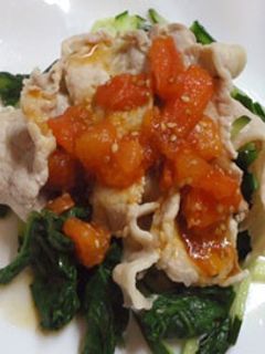 なっとくとん のトマト冷しゃぶ-レシピのメイン写真