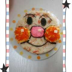 รูปของ ひなまつり☆アンパンマン☆ちらし寿司