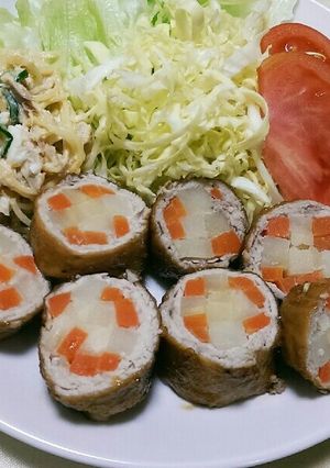 お酢でさっぱり野菜巻き-レシピのメイン写真