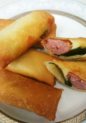 ウインナーとチーズの春巻き-レシピのメイン写真