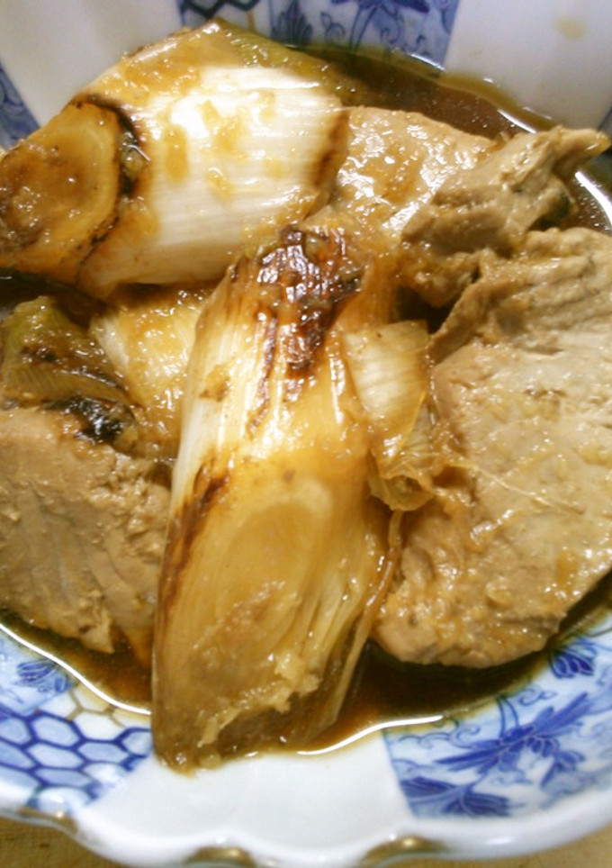 簡単　朝食　焼きねぎと　カツオの　生姜煮-レシピのメイン写真