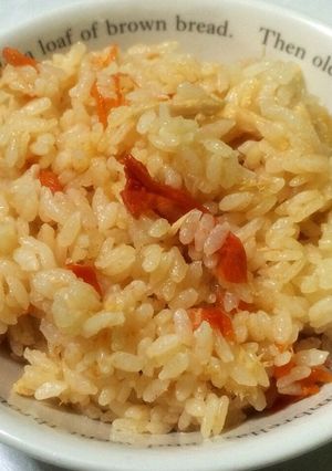 まるごとトマト&ツナの簡単炊き込み御飯-レシピのメイン写真
