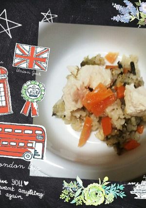 犬ご飯☆ひじきの炊き込みご飯-レシピのメイン写真