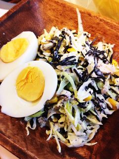 栄養満点☆超簡単ひじきサラダ!-レシピのメイン写真